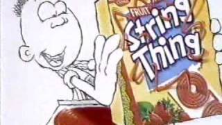 1995 Betty Crocker Fruit Strawberry String Thing Commercial 1 [upl. by Foah]