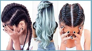 ✦ New Amazing Braids Hairstyles 2017  Easy Braids Tutorial Compilation [upl. by Aldis]