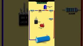 Battery Low and Full indicator 👆🏻 electronics automobile freeenergydevice dcmotor technology [upl. by Lleraj58]