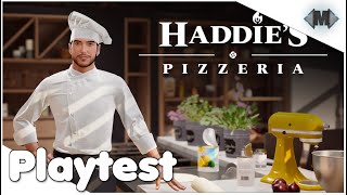 Haddies Pizzeria ★ Playtest Deutsch German Gameplay [upl. by Nonez]