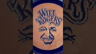 Will Rogers Coaster from Frankoma Pottery [upl. by Elleinnad]