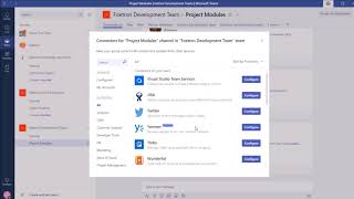 How to add Yammer as a connector in Microsoft Teams channel [upl. by Olenka]