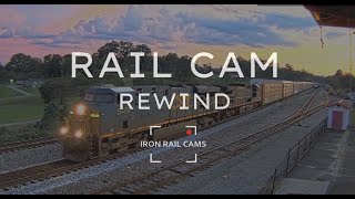 RailCam Rewind  Canadian Power and Beautiful Sunsets [upl. by Ivers]