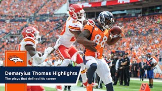 Demaryius Thomas Broncos career highlights [upl. by Rumery]