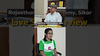 👮Live SSB Interview  Rajasthan NDA Academy Sikar shorts [upl. by Leif]