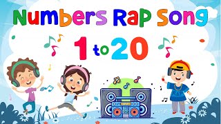 Numbers Rap Song 120  Learn To Count  ESL Kids  4K [upl. by Adav]