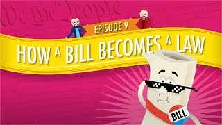 How a Bill Becomes a Law Crash Course Government and Politics 9 [upl. by Rina]