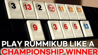 PLAY RUMMIKUB LIKE A CHAMPIONSHIP WINNER 5 [upl. by Raskind]