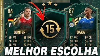 FIFA 22  🔥 MELHOR ESCOLHA WINTER WILDCARDS SWAPS  LINKER [upl. by Sudnak]