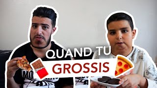 QUAND TU GROSSIS😭🍕  FAHD EL [upl. by Nhguavoj]