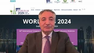 Prof Khosrow Adeli  IFCC Worldlab 2024 CoChair [upl. by Sew]