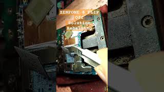 ZENFONE 8 FLIP reballing CPU Ram off dead solution tutorial reballing zenfone8 [upl. by Alahcim65]