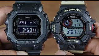 CASIO GSHOCK GX56BB1 VS GSHOCK RANGEMAN GW9400DCJ1 [upl. by Leanora]