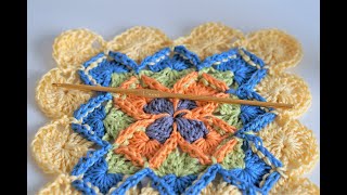 How to crochet the wool eater  Bavarian stitch pattern [upl. by Mavis]