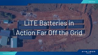 Far off the grid with Freedom Won Batteries [upl. by Attenehs]