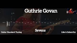 Guthrie Govan  Sevens  Tab Guitar [upl. by Anilec]