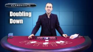 How to Play Blackjack  Doubling Down Splitting amp Push [upl. by Palgrave]