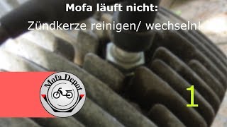 Mofa läuft nicht 1 Zündkerze reinigen  wechseln  Solo 712 [upl. by Oba760]