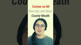 How to say County Meath in Irish bitesizeirish [upl. by Irving]