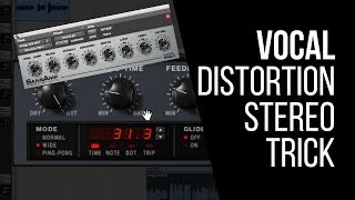 Vocal Distortion Stereo Mix Trick  RecordingRevolutioncom [upl. by Eniamurt]