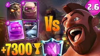 HOG 26 VS HARD COUNTERS 7300  CLASH ROYALE [upl. by Arval]