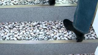 Poured River Rock Flooring  Poured Floor River Rocks [upl. by Fisa]