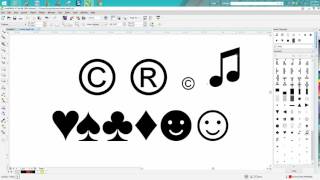 Corel Draw Tips amp Tricks finding and insert symbols in your drawing [upl. by Edivad]