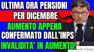 🔴 Grande Novità Pensioni Minime e di Invalidità Aumento Fino a 286€ Scopri Chi Ne Beneficerà [upl. by Yeldahc]