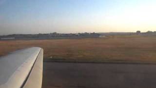 SarAvia Yak42D  Departure Rwy 12 from Saratov Tsentralny Airport RTW Russia [upl. by Nimoynib]