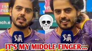 Nitish Rana and Harsha Bhogle WTF Moment 💀 KKR IPL 2024 Cricket News Facts [upl. by Sabas352]