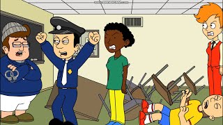 Bob Vandalizes the School and Blames CaillouArrestedGrounded [upl. by Haldeman]