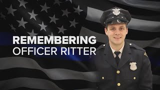 Community gathers to remember fallen Cleveland officer Jamieson Ritter [upl. by Eerac553]