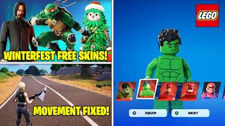 Everything NEW in Fortnite Lego Update Winterfest 2023 FREE Rewards [upl. by Currie699]