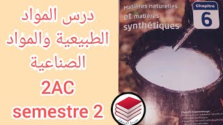 partie 1cours matières naturelles et les matières synthétiques 2ac [upl. by Thedric]