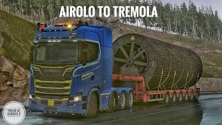 Heavy cable transportation  Airolo to tremola  Truck of Europe 3 gameplay  TOE3  380 Games [upl. by Laurance]