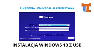 Instalacja windows 10 z usb [upl. by Eizle]