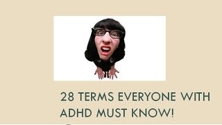 28 ADHD Terms [upl. by Andre]