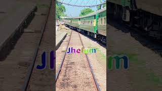 101up Rawalpindi railcar at Jhelumtrain railwaystation pakistanrailwaytrain fypシ゚viral shorts [upl. by Vijnas]