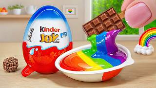 Kinder Joy Cake Recipe Using OREO 🍪 Satisfying Rainbow Chocolate Cake Decorating Hacks [upl. by Tahp861]