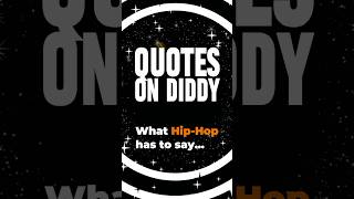 Hip Hip speaks out on Diddy Some are too quiet… [upl. by Nelyaw]