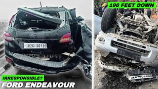 Shocking Ford Endeavour Accident in India  Full Story Revealed [upl. by Ardua]