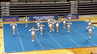 State champion Stoney Creek round 3 routine in MHSAA Division 1 Competitive Cheer Finals 2024 [upl. by Netaf]