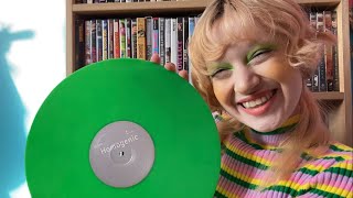 Unboxing ASMR  Björk quotHomogenicquot on green vinyl finger fluttering tapping [upl. by Celisse]