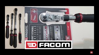 Unboxing of Facom 38 Extendable Flex Head Ratchet JXL171 Snap on of France [upl. by Fredric]