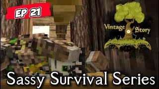 A Sassy Survival Ep 21  Vintage Story [upl. by Binnings]