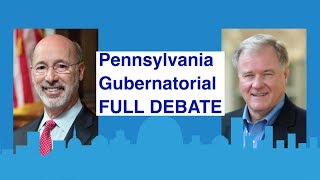 Full Debate  Pennsylvanias governor race  with quotJeopardy host Alex Trebek as moderator [upl. by Aihsenet]