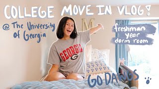 COLLEGE MOVEIN VLOG 2024  the university of georgia freshman year [upl. by Anilas]