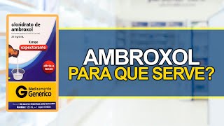 Para que serve o Ambroxol  Bula Simples [upl. by Alexia]