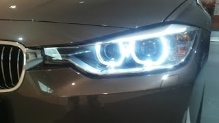 2014 BMW 3 Series 3er F30 LED Bi Xenon Light OEM HID Headlight Scheinwerfer Angel Eyes [upl. by Thynne]