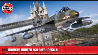 Quick Snip Review Airfix 148 Hawker Hunter FGA9 [upl. by Etak]